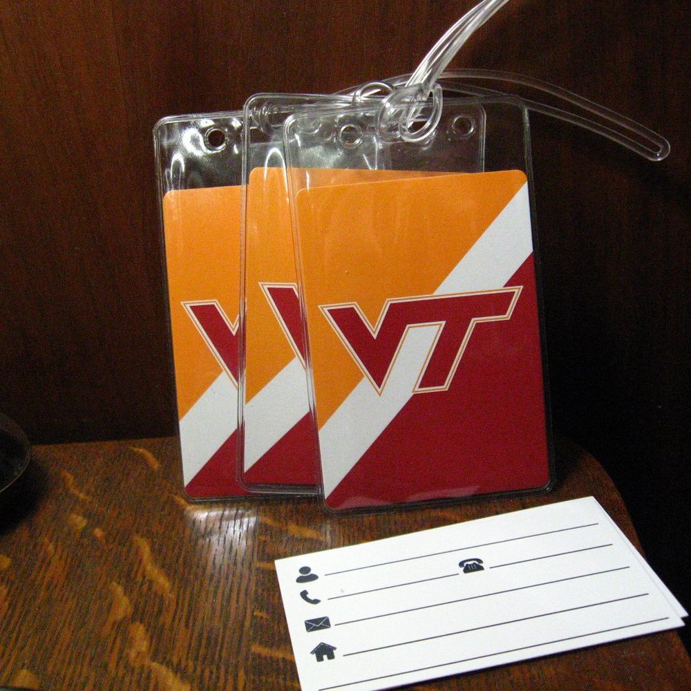 Virginia Tech Luggage Tags